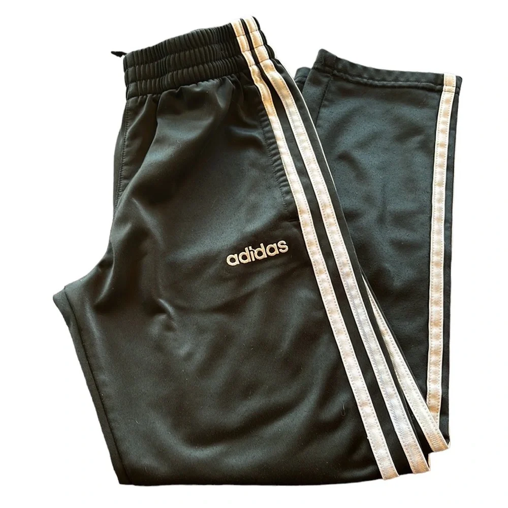 Adidas | Kids Black Sweatpants sz 8